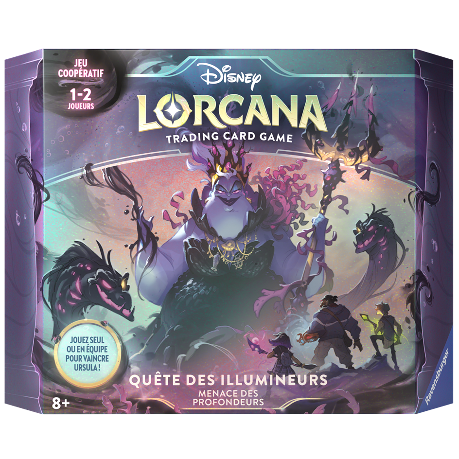 Coffret Lorcana Chapitre 4 : Le Retour d'Ursula - La Quête des Illumineurs – Menace des profondeurs