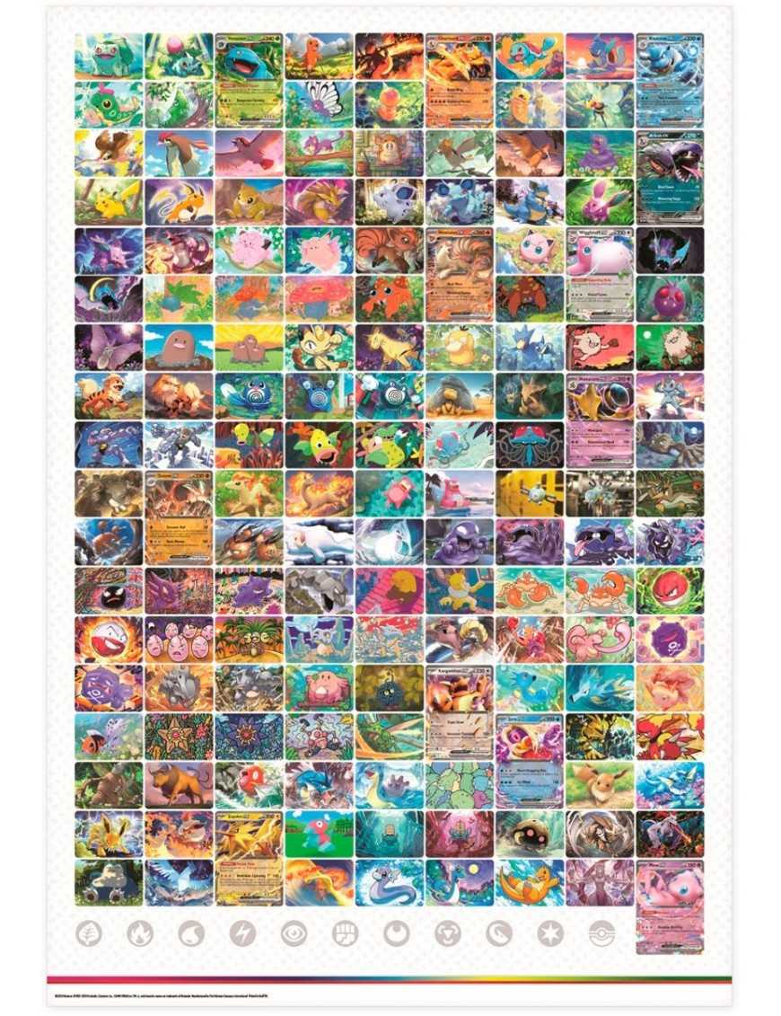 Coffret Pokemon 151 : Collection poster Écarlate et Violet