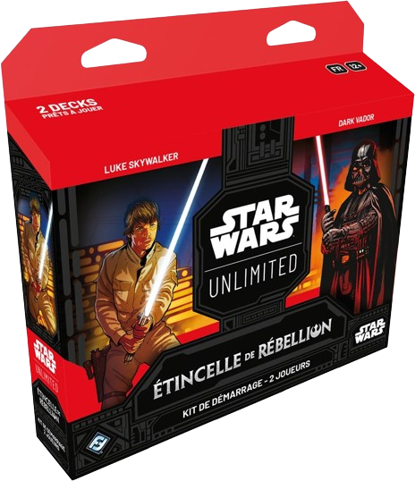 Kit de Démarrage Deck : Star Wars Unlimited : Etincelle de Rébellion