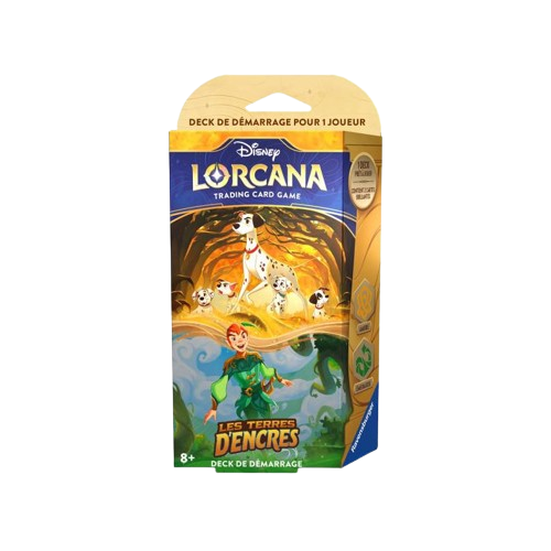 Deck de Démarrage Chapitre 3 - Disney Lorcana - Pongo Et Peter Pan - FR