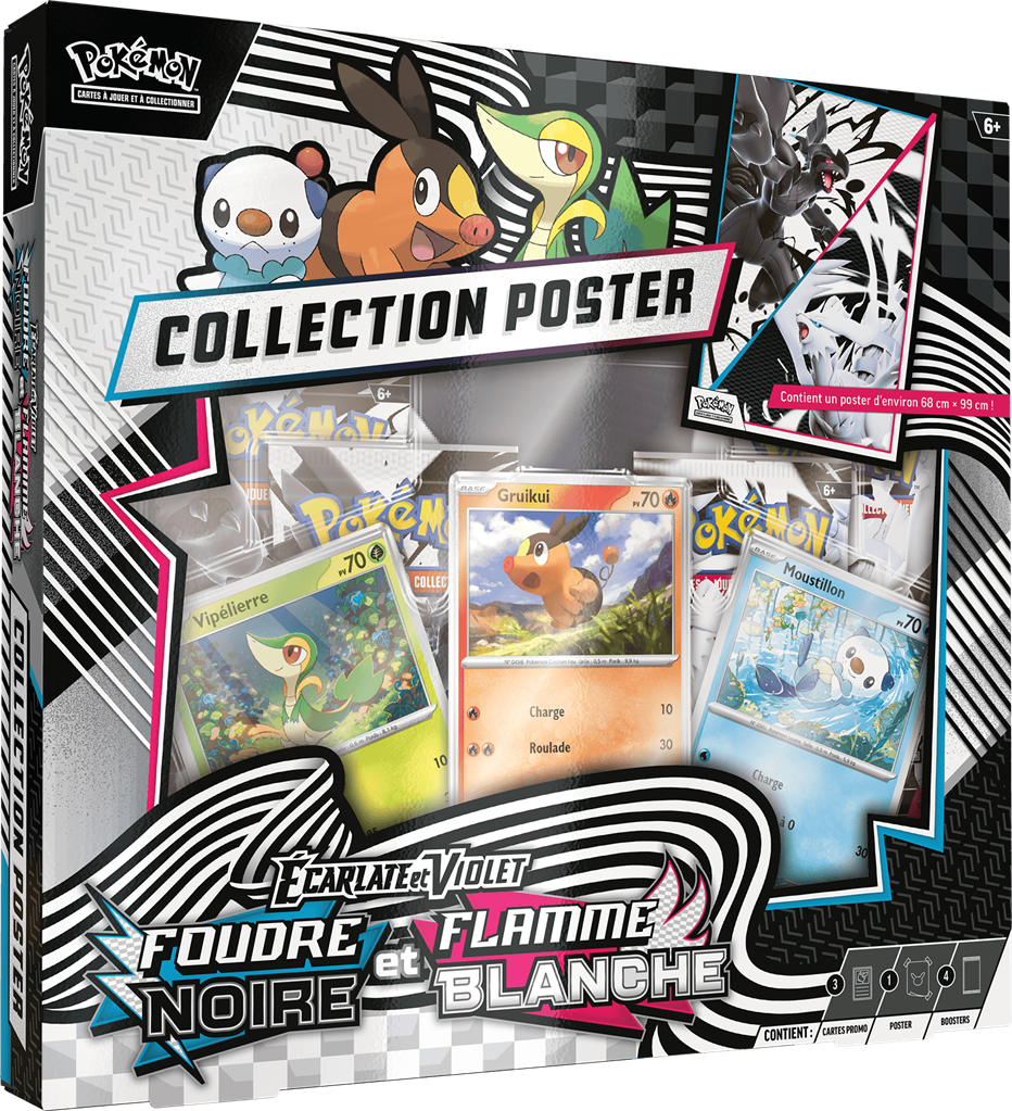 Coffret Pokémon - Poster - Foudre Noire & Flamme Blanche [EV10.5] - FR