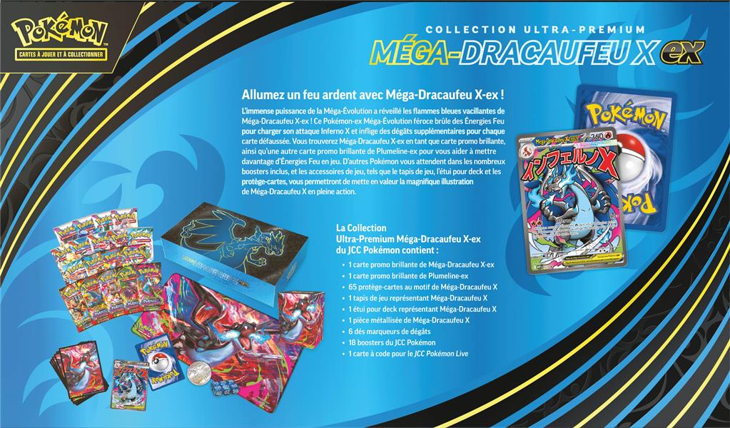 Coffret Ultra Premium - Pokémon - Mega-Dracaufeu X - ex - FR
