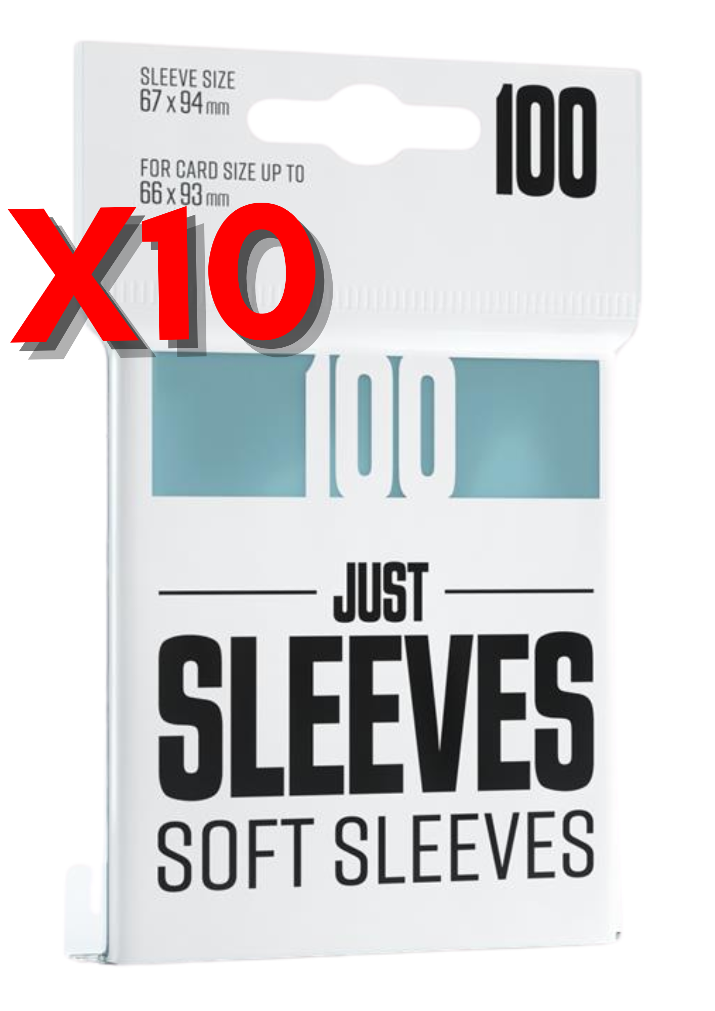 Gamegenic : Just Sleeves Standard  - x10 paquets de Soft Sleeves (100 sleeves)