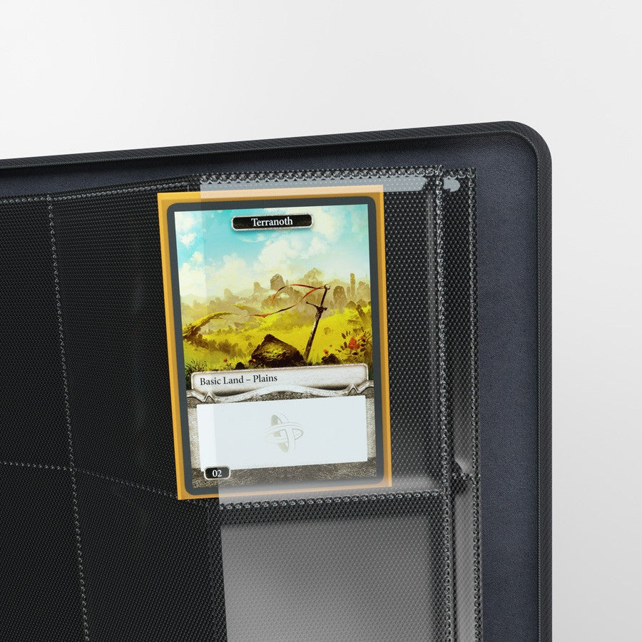 Album Zippé Gamegenic 24 Poches - Contient 20 Pages (480 Cartes), Jaune - Pour Cartes à Jouer Standard Et Japonaises, Rangement Protégé