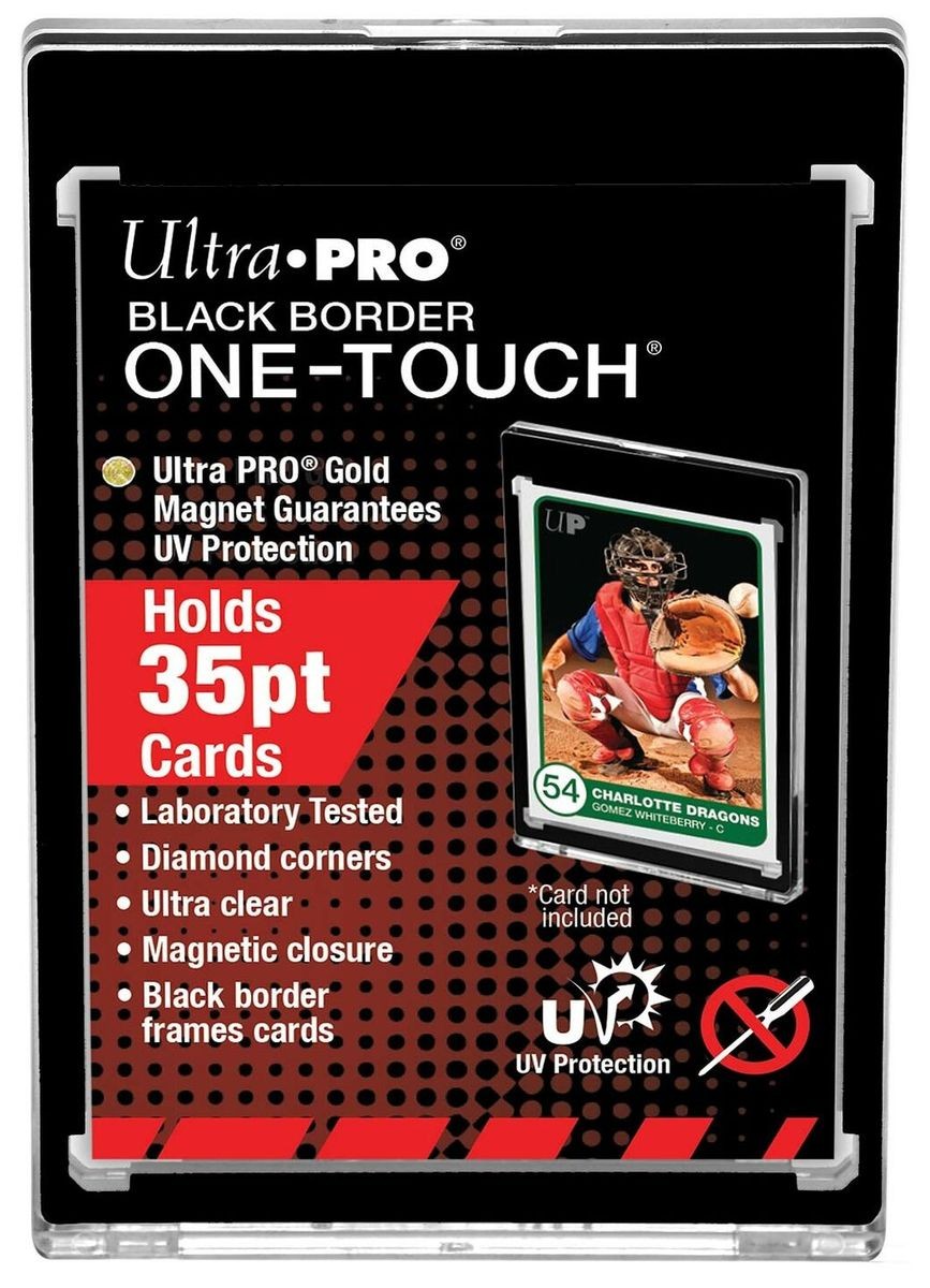 Ultra Pro - One-Touch Black Border 35PT Anti-UV Magnetic Holder (X1)