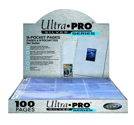 Ultra Pro - Pages de Classeur 9 Cases Silver (100)
