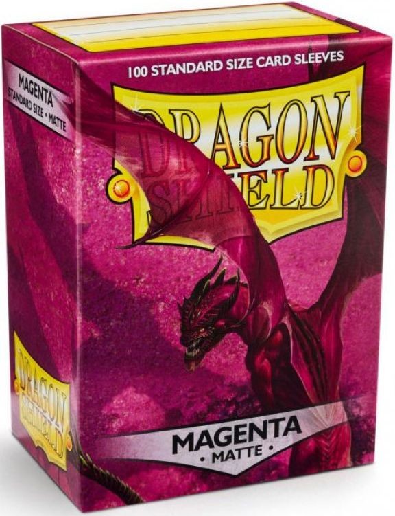 Dragon Shield Standard Sleeves - Matte Magenta (100)