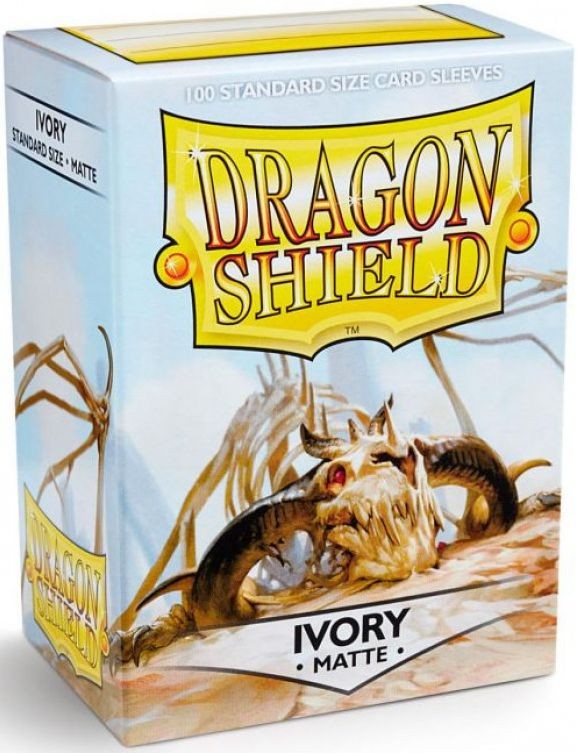 Dragon Shield Standard Sleeves - Matte Ivory (100)