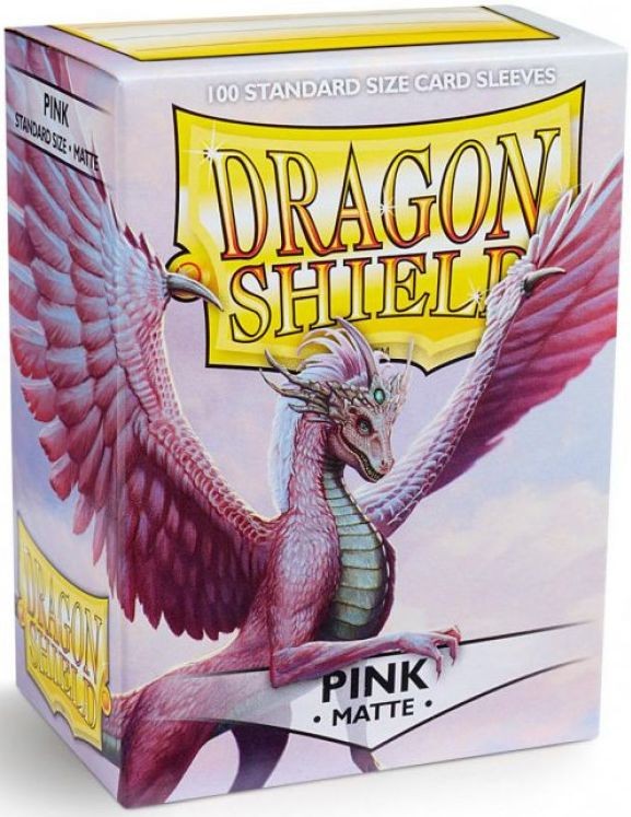 Dragon Shield Standard Sleeves - Matte Pink (100)