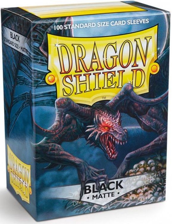 Dragon Shield Standard Sleeves - Matte Black (100)