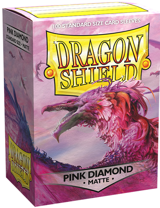 Dragon Shield Standard Sleeves - Matte Pink Diamond (100)
