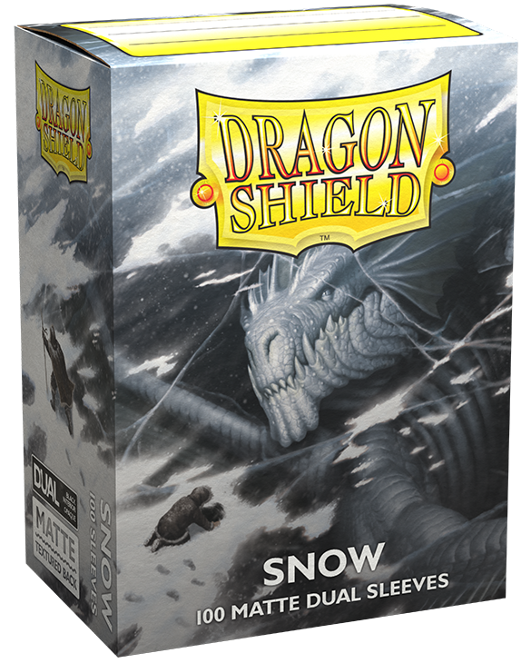 Dragon Shield Standard Sleeves - Dual Matte Snow (100)