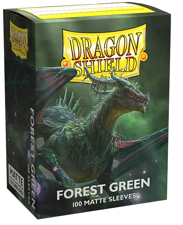 Dragon Shield Standard Sleeves - Matte Forest Green (100)